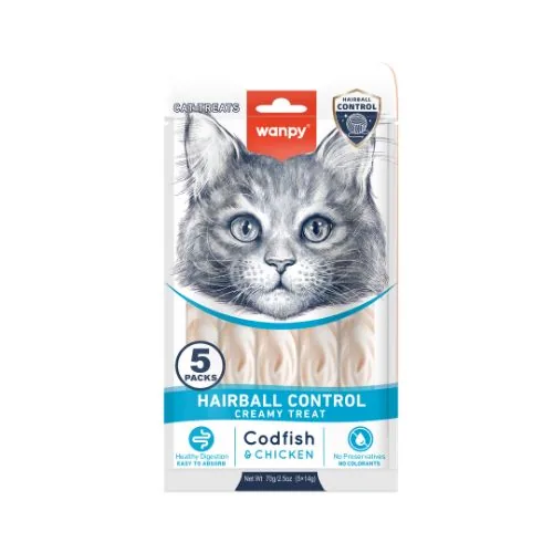 Wanpy Codfish & Chicken Hairball Control