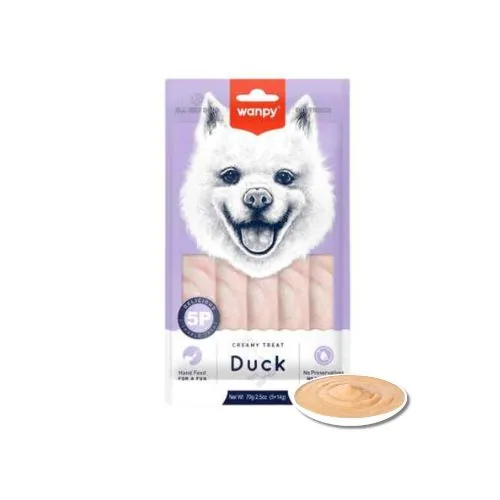 Wanpy Duck Creamy - Κρεμώδης λιχουδιά πάπιας
